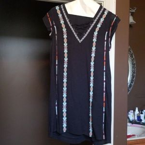 Jessica Simpson black tunic dress